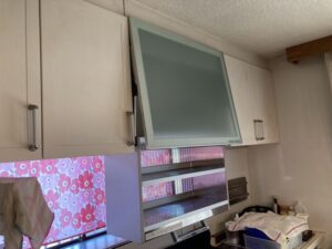 愛知キッチン取付け隊　電動昇降乾燥機の取替　施工前
